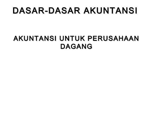Buku Akuntansi Perusahaan Dagang Pdf